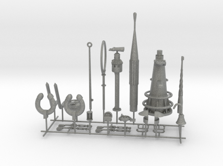 1/48 DKM U-Boot VIIC Conning Tower Detail KIT 3d printed