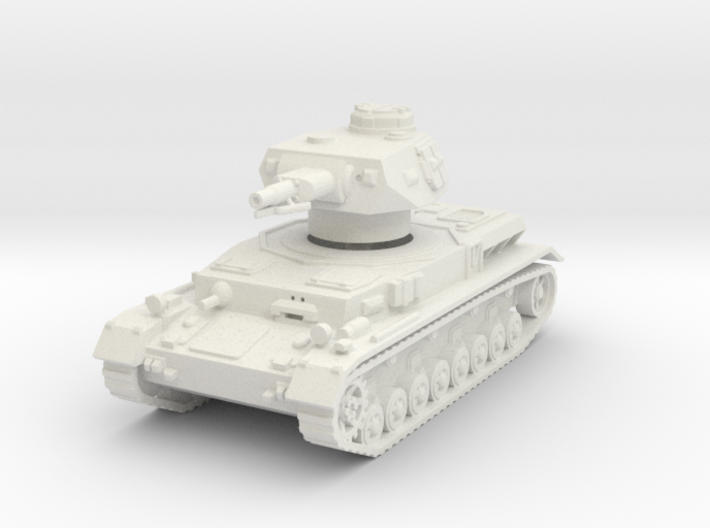 Panzer IV F1 1/100 3d printed