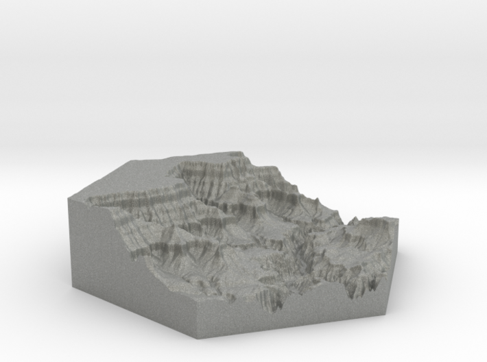 Grand Canyon NP - 3D National Park Stamp 3d printed 