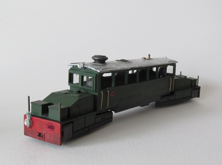 H0e – 009 Type 23 Garratt Tram (1 Power Unit) 3d printed