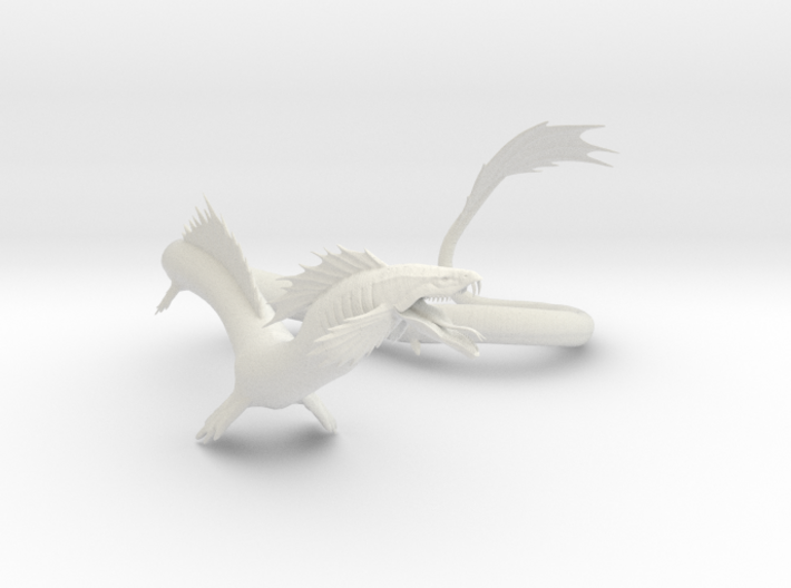 Young Sea Serpent 3d printed 
