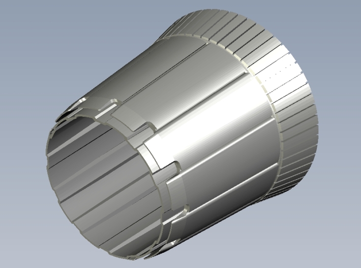 1/72 scale ReaktionsMotor RM12 engine nozzles x 3 3d printed 