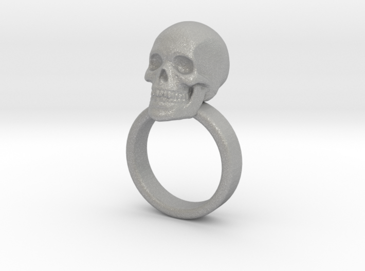 Skull Ring Size 11 3d printed