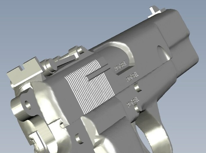 1/16 scale FN Browning Hi Power Mk I pistol Bd x 1 3d printed 