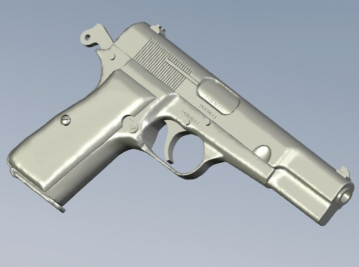 1/15 scale FN Browning Hi Power Mk I pistol Ac x 3 3d printed 
