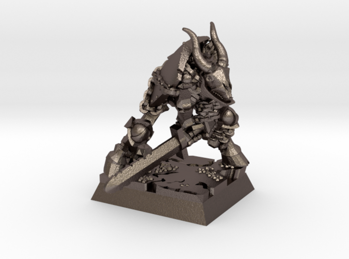 Undead Beastman Swordsman 3d printed