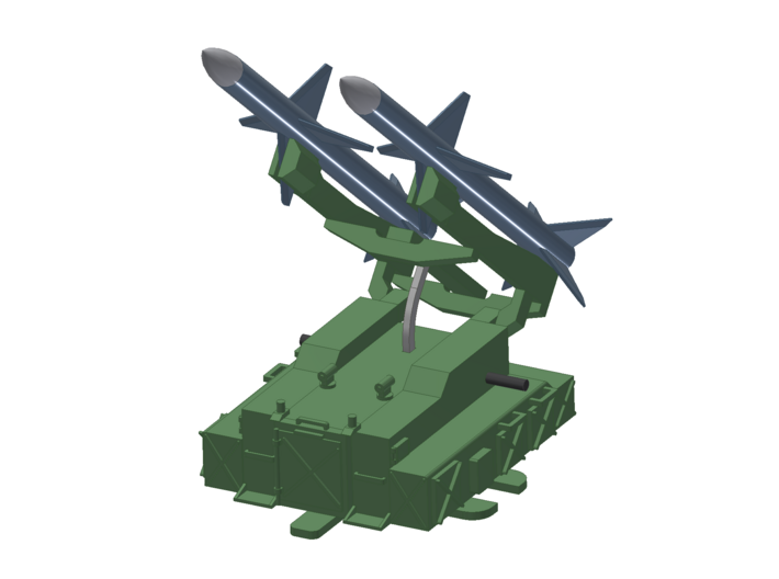 1/72 PLA HQ-61 SAM Missile Launcher 3d printed 