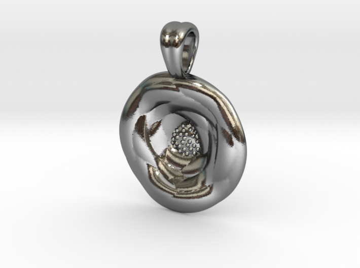Flower [pendant] 3d printed
