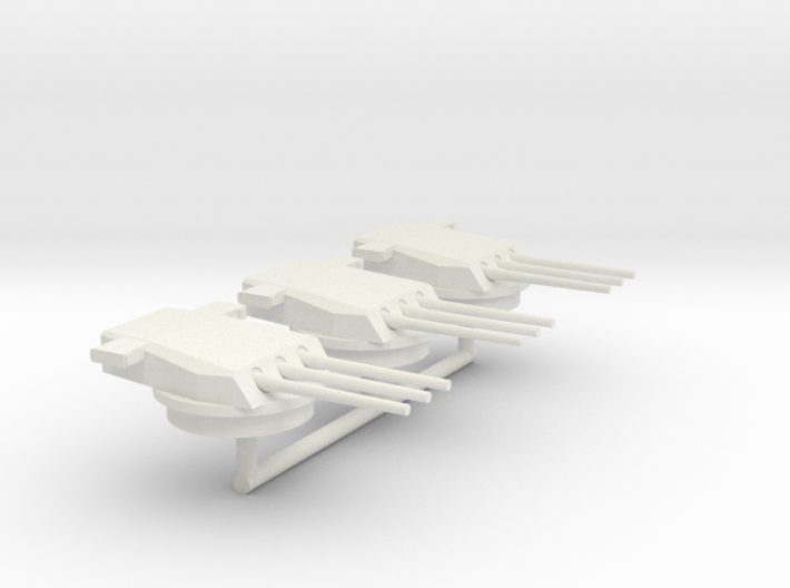 1/700 B-65 Design Large Cruiser 31cm Turrets (3x) 3d printed