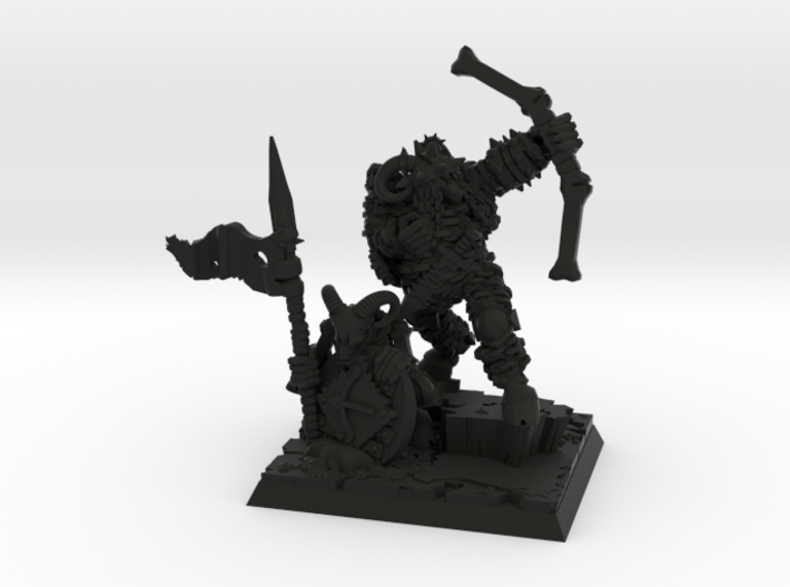 Undead Beastman Archer Chieftain 3d printed