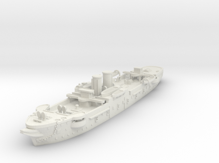 1/700 SMS Charlotte (1886) 3d printed