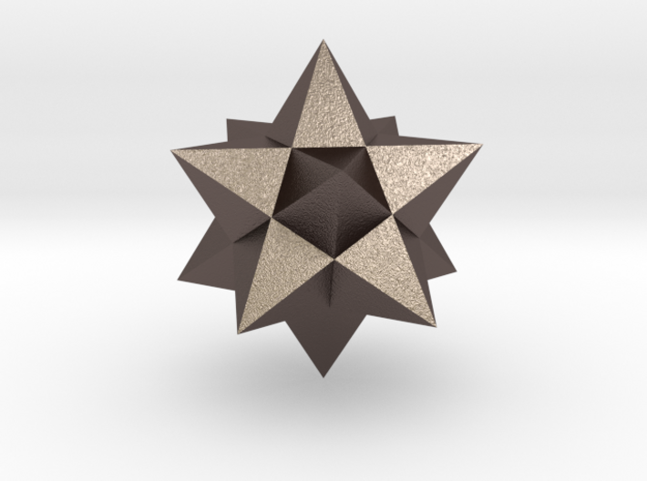 Small stellated dodecahedron (small) 3d printed