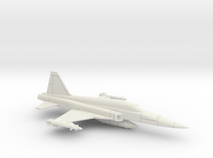 1:100 Scale F-5E Tiger II (Loaded, Gear Up) 3d printed 