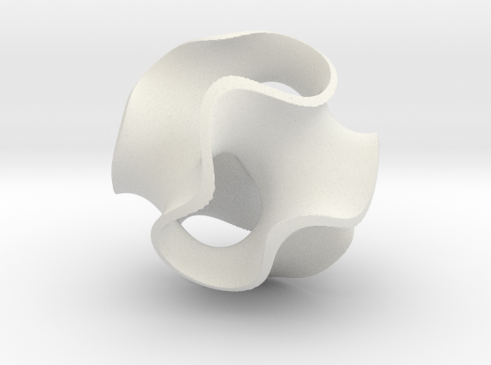 Gyroid Pendant 3d printed