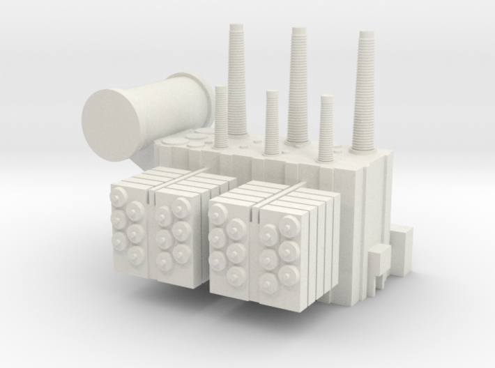 Substation Transformer 1/87 3d printed