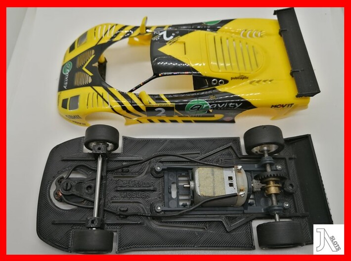 Chassis for Ninco Mosler MT900R GT3 3d printed