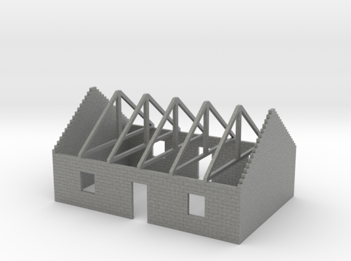 House in Construction 1/87 3d printed