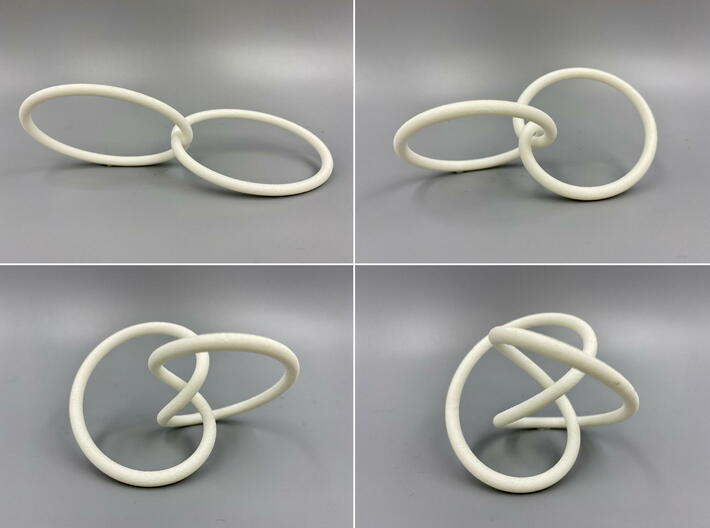 Optimized Rolling Knot - type 7 3d printed See other listings for additional rolling knots