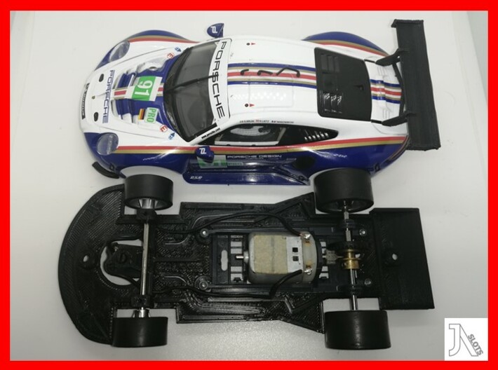 Chassis for Carrera Porsche 911 RSR 3d printed
