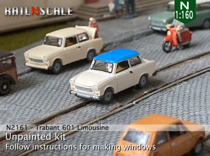 Trabant 601 Limousine '80 (N 1:160) 3d printed 