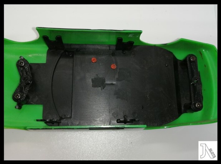 Chassis for SCX Nascar Ford Taurus #97 3d printed 