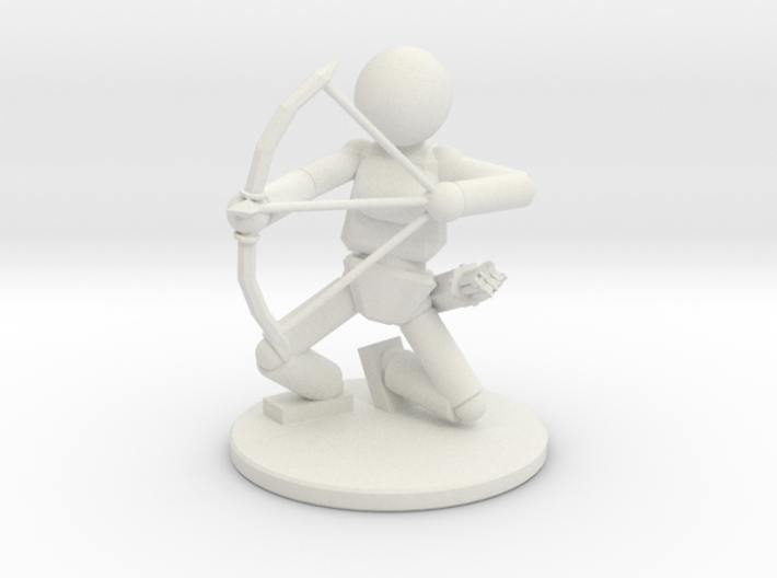 Bow Girl 3d printed