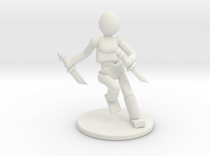 Double Daggers Girl 3d printed