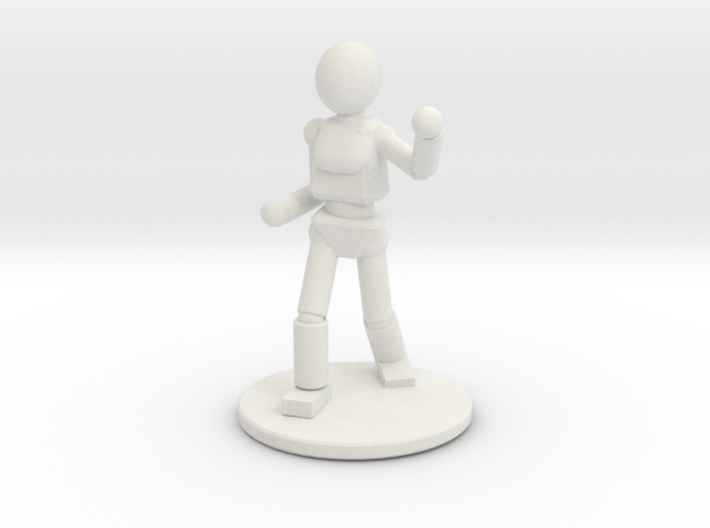 Unarmed Girl 3d printed