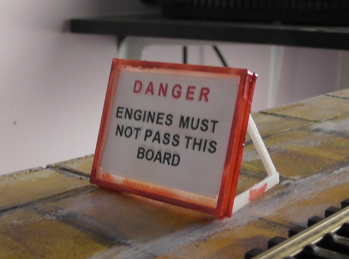 Danger Sign 3d printed 