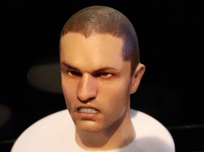 Clone Starkiller 1/6 scale figure head 3d printed 