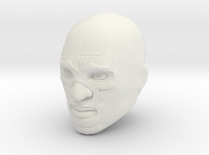 Masked wrestler head (Demon) Origins 3d printed