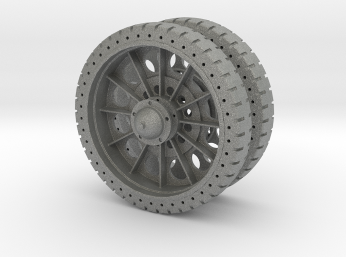 1/10 T34-roadwheel_full_spider_with_tire 3d printed