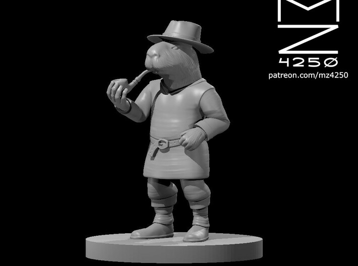 Werecapybara 3d printed