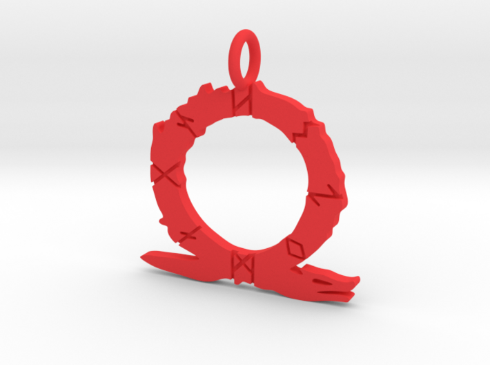 God of War Pendant 3d printed