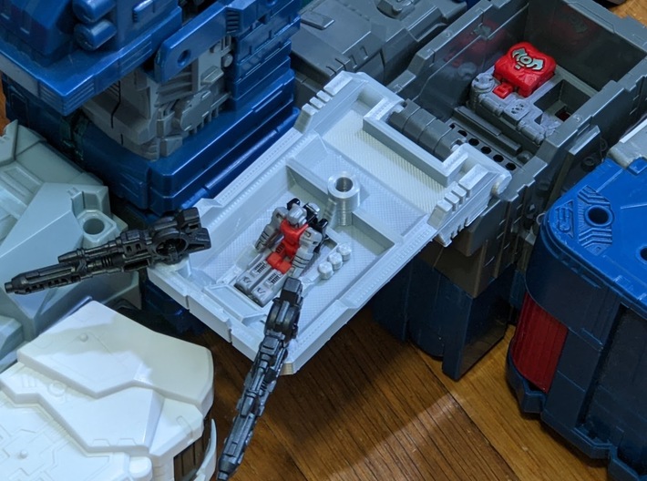 TF TR Fort Max Chest Door Replacement Seat Variant 3d printed 
