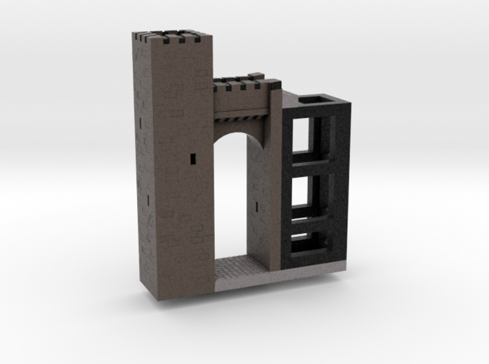 Wall attached watchtower 3d printed 