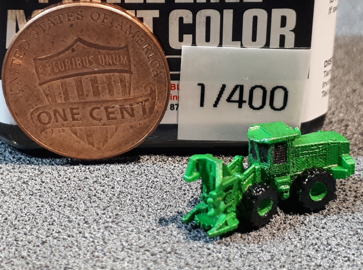 JD 843L feller buncher tree forestry 3d printed 