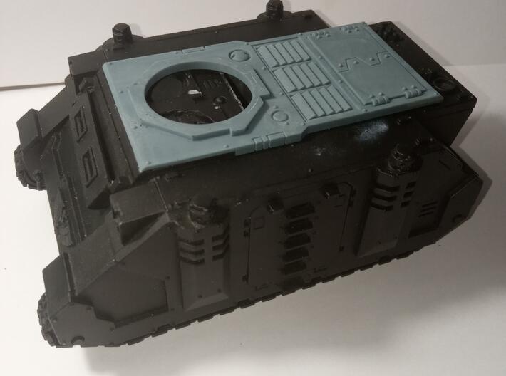 Frontal Turret Adapter (x1) 3d printed 