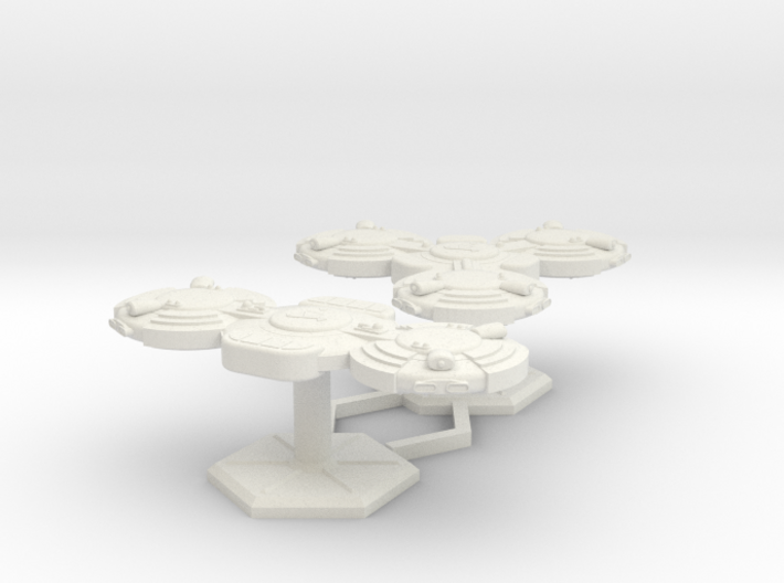 7000 Scale Andromedan Fleet Space Stations Coll. 1 3d printed
