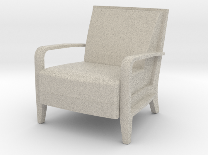 Serengeti Lounge Chair 1:12 scale 3d printed