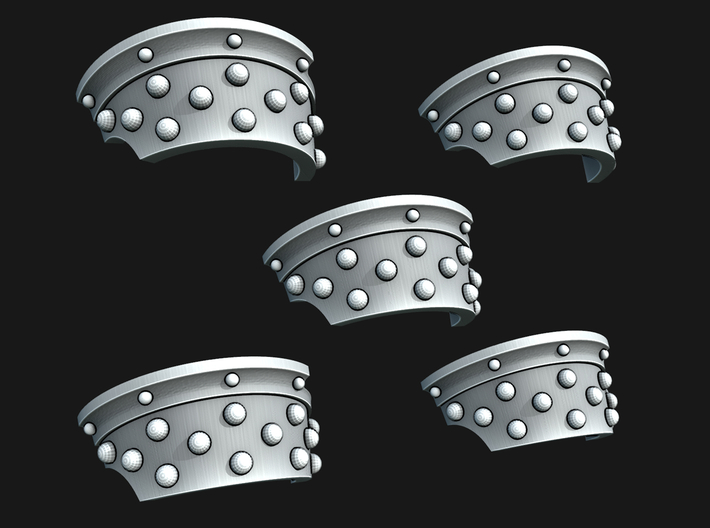 20x Studded Cata Pads 3d printed