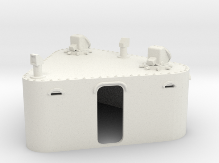 1/100 DKM Prinz Eugen Deck6 Fore RF Control Post 3d printed