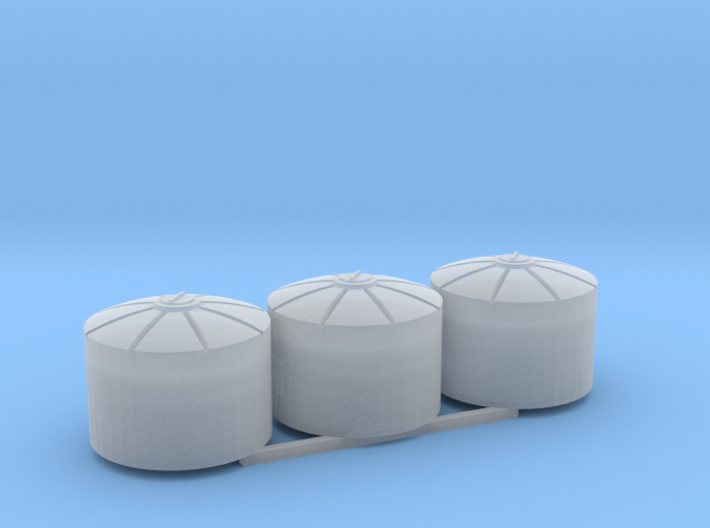 N Scale 3 Pack 2500 Gallon Ag water tank Type 2 3d printed
