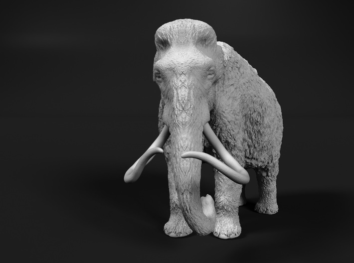 Woolly Mammoth 1:87 Standing Female (mirrored) 3d printed