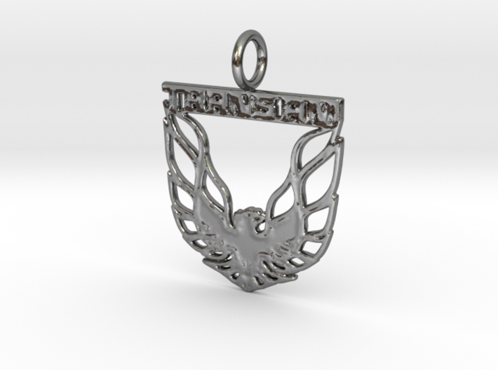 Trans Am Pendant Charm Necklace Firebird Gift 3d printed