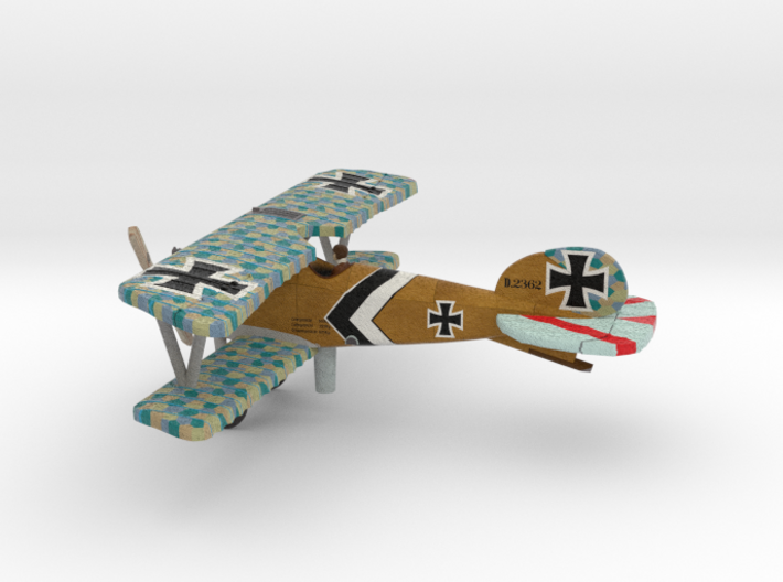 Fritz Liese Albatros D.III (full color) 3d printed 