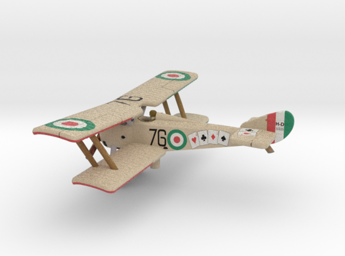 Flavio Baracchini Hanriot H.D.1 (full color) 3d printed 