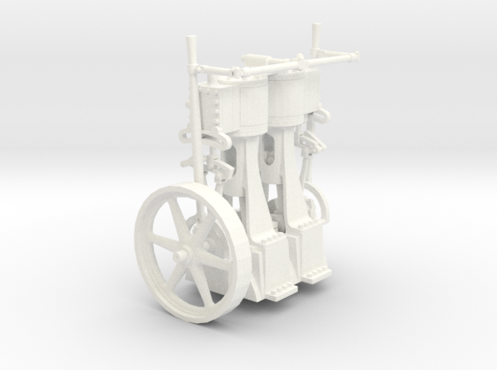 Two Cylinder Vertical Engine for Rob 3d printed