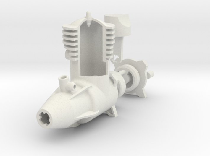 2 Cycle R/C Aircraft Engine 3d printed