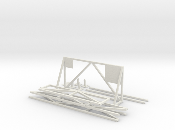 Eaglemoss Ecto-1 - Main Roof Rack Cage 3d printed